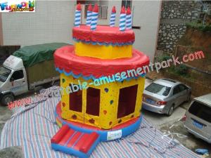 Quality Kids Birthday Inflatable Commercial Bouncy Castles , Jumping Bounce House wholesale