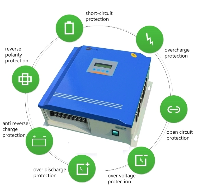 48V 96V Solar And Wind Controller With Lithium LiFePO4 Battery