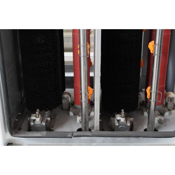 Efficient Automatic Glass Washer , Glass Dryer Machine Stainless Steel Frame