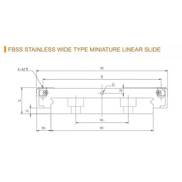 18mm miniature linear guide rail