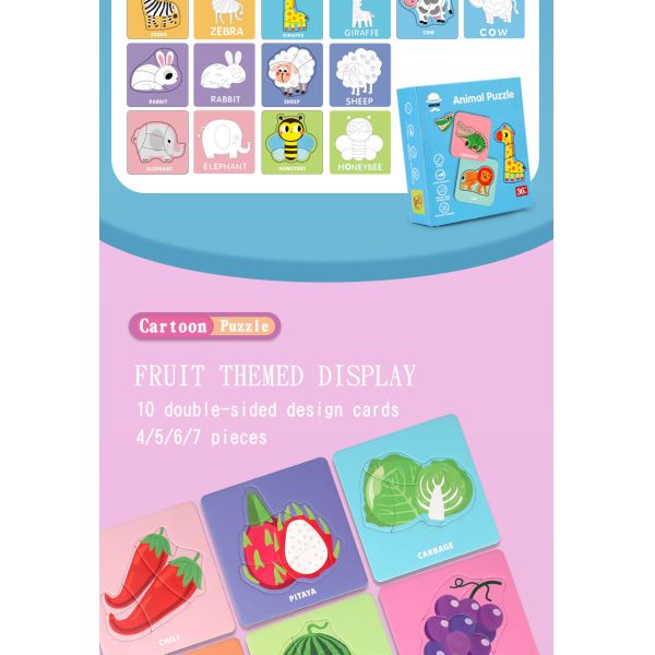 Muti Functional Cartoon Dinosaur Diy Drawing Montessori Educational Learning Jigsaw Puzzle Board Game Toys for Boys Girls