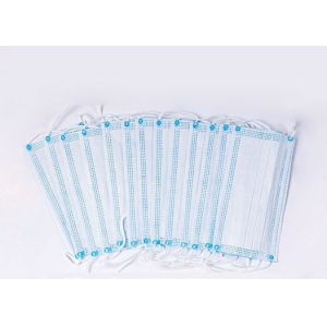 Disposable Breathable 3 Layer Medical Face Mask Barriers To Aerosols