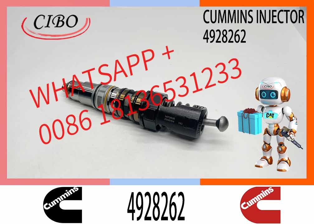 QSX15 engine Common rail fuel injector Diesel spare part 4928262 For CUMM-INS1 X15 diesel Engine