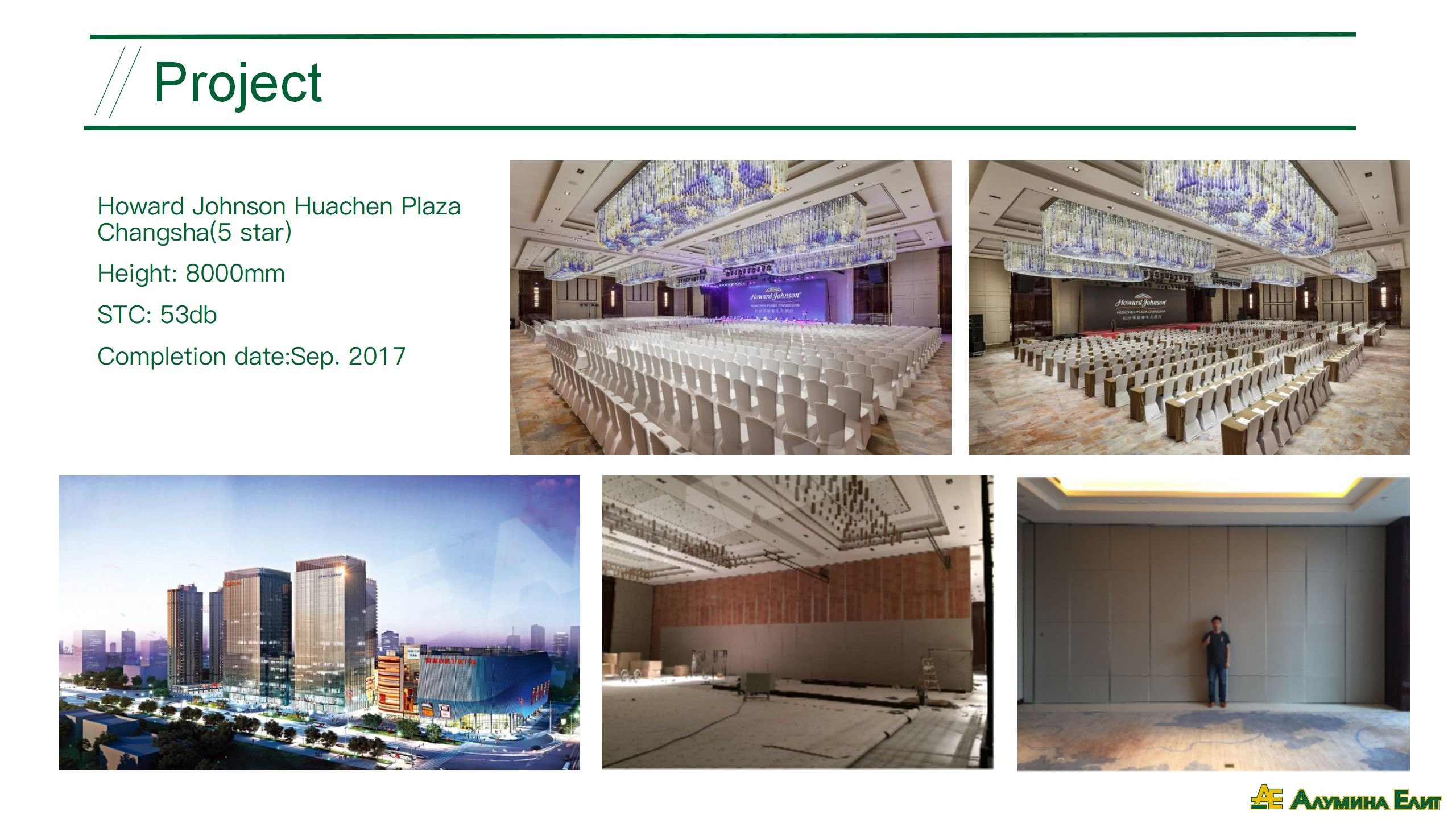 Hotel Movable operable partition wall system Acoustic Wooden Folding Walls