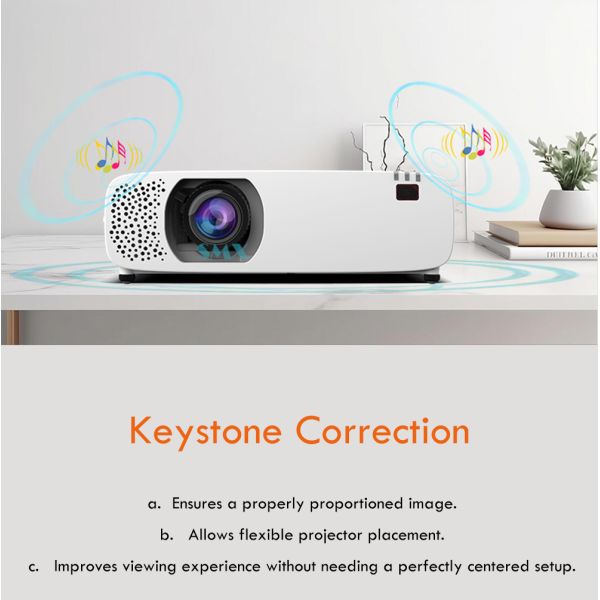 Ultra HD 5200 Lumen Laser Movie Projector High Brightness Home Theater