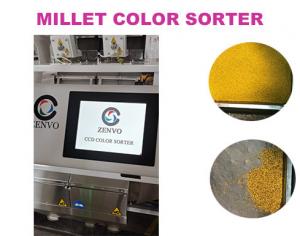 Quality 128 Channels 2 Chutes CCD Color Sorter Machine For Millets wholesale