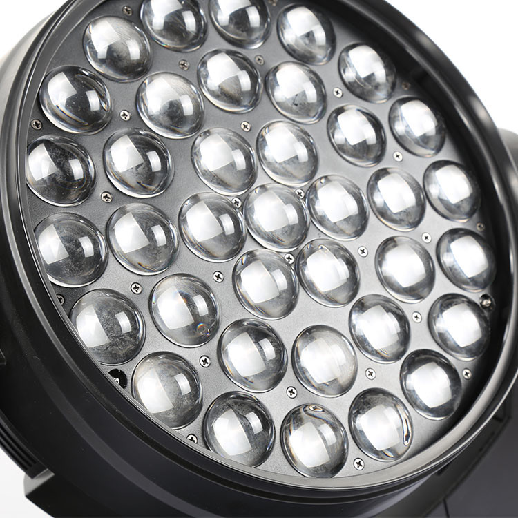 DJ Party Light 37*10W RGBW Quad 4 in 1 LED Moving Head Wash Zoom