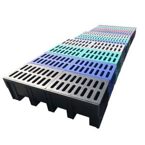 China Anti-Slip 600mm Manhole Rubber Cover mats With High Quality Sidewalk Drain Grate on sale