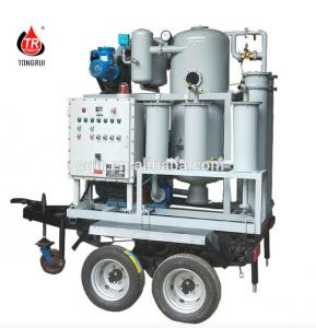 Quality Small Waste Oil Treatment Plant , Double Stage Cable / Transformer Oil Treatment Machine wholesale