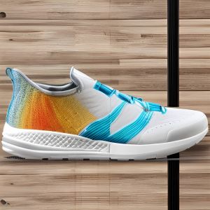 Recycled Sustainable Running Sneakers Rubber Outsole Lightweight