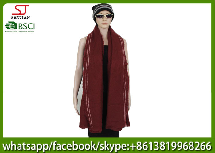255g 200*90cm 100%Acrylic Woven scarf Hot sale high quality keep warm fashion match clothes factory