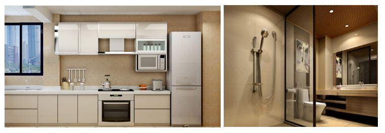 Soundproof Kitchen Stickers High Temperature Paste Self-Adhesive Wall Paper Waterproof Home Deco Foil for Bathroom and Kitchen