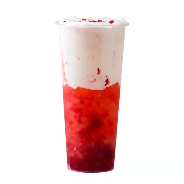 Coffee Dairy Disposable 18oz 24 Oz Hard Plastic Cups 95mm Dia ODM OEM