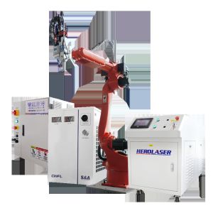 China Industrial Machining Robot Welding Machine , Robot Laser Welding Equipment on sale