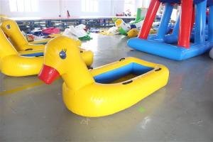 China Swimming Tarpaulin 0.9mm Giant Inflatable Duck Pool Float on sale