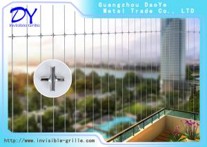 Quality 6m Long Slope Protection Stainless Steel Cables Invisible Balcony Grill wholesale