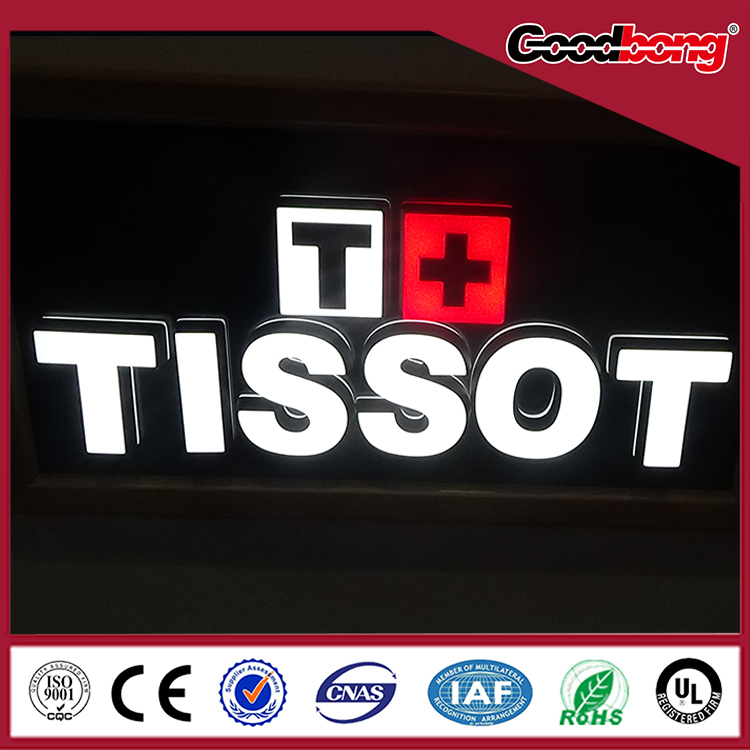 OEM Irregular acrylic advertising LED sign board, Letter sign board