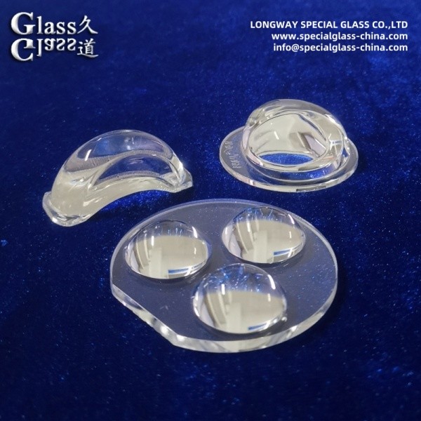 Heat-Shock Resistant Pyrex Glass Lens For Spotlight And Diffusing Lighting