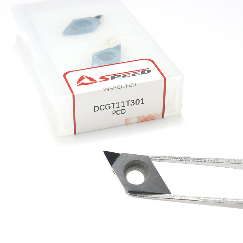 Custom PCD And CBN Carbide Insert DCGT11T301 For Cutting Applications