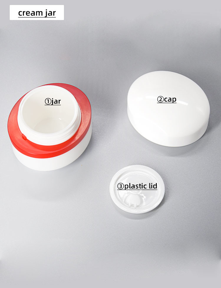 80ml Oval Lotion Cosmetic Pump Bottle Set With 25 / 45g PETG Jar