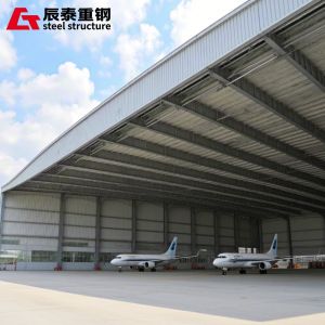 Modern Industrial Metal Hangar Buildings , Prefab Steel Structure Hangar