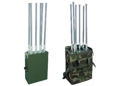 Cheap Outdoor Manpack Drone Signal Jammer 6 Bands / Professional Drone Frequency Jammer for sale