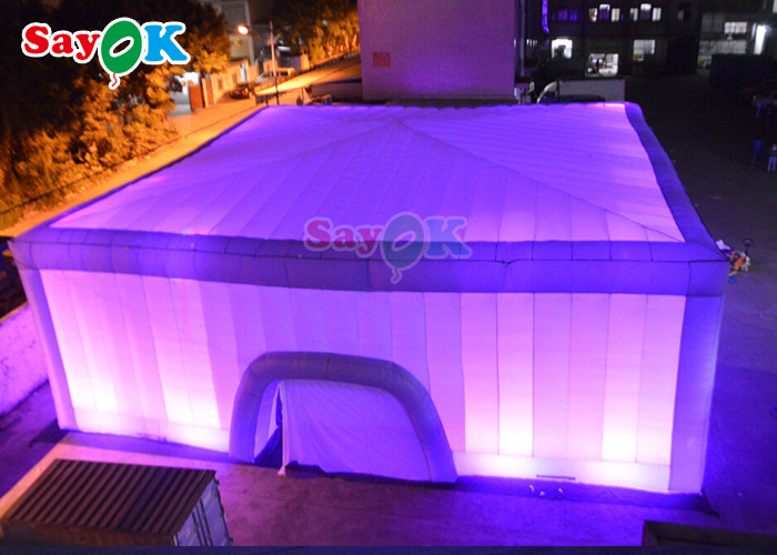 15x15x6m Inflatable Cube Tent Adults Outdoor Event Party Night Club Air Blow Up Tents