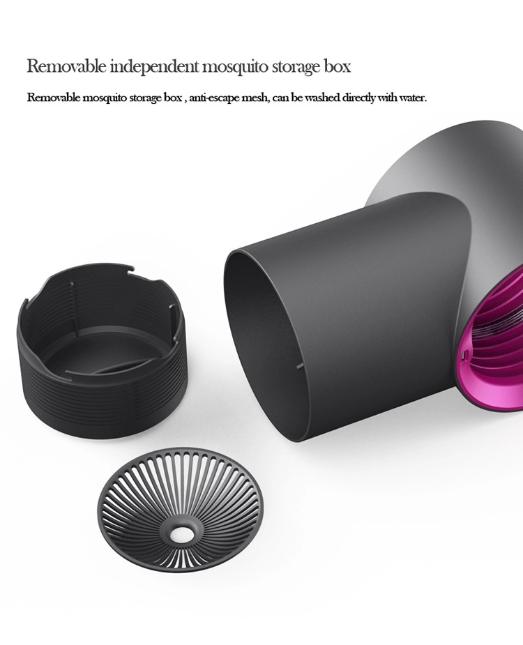 Modern New design USB Quiet Summer Anti-mosquito Control Insect Airflow Mosquito Killer Lamp with Mosquito trap