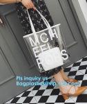 PVC bags clear lady cosmetic bag, transparent waterproof pvc cheap beach bags,