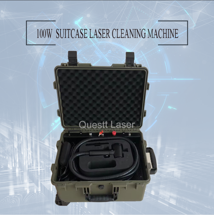 Handheld Laser Rust Cleaning Machine Portable Lazer Head 100W