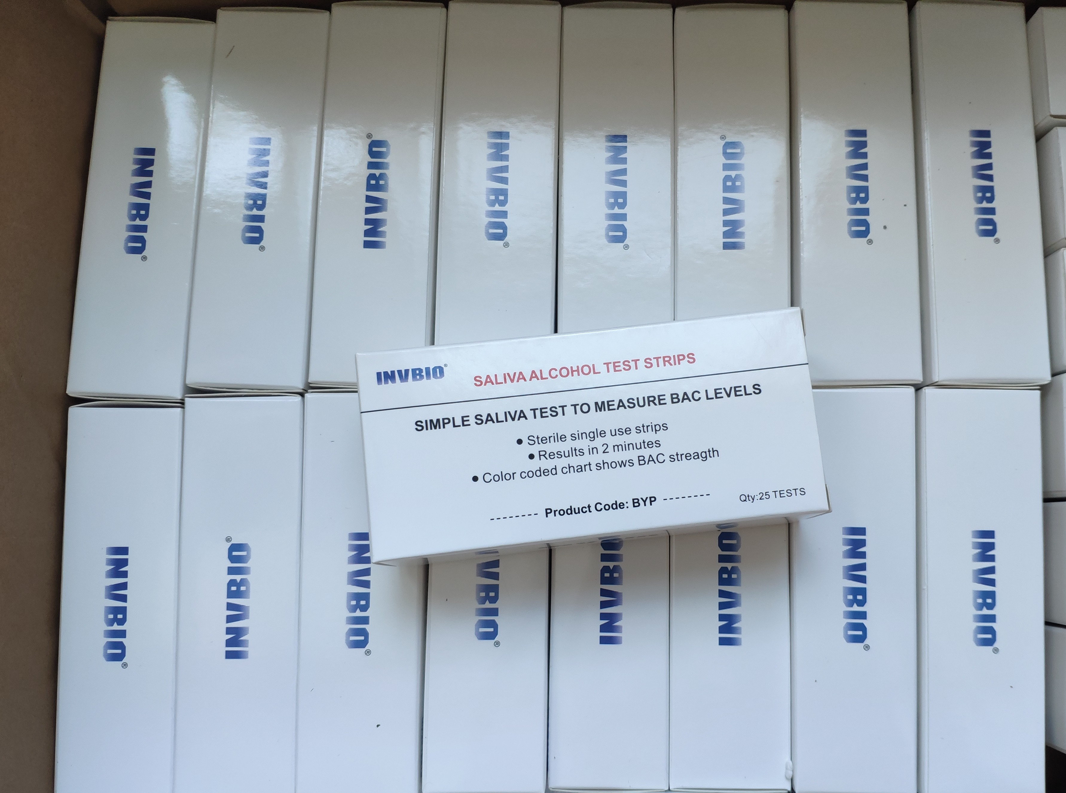 Home 2 Minutes One Step Saliva Alcohol Test Strip 25pcs / Box