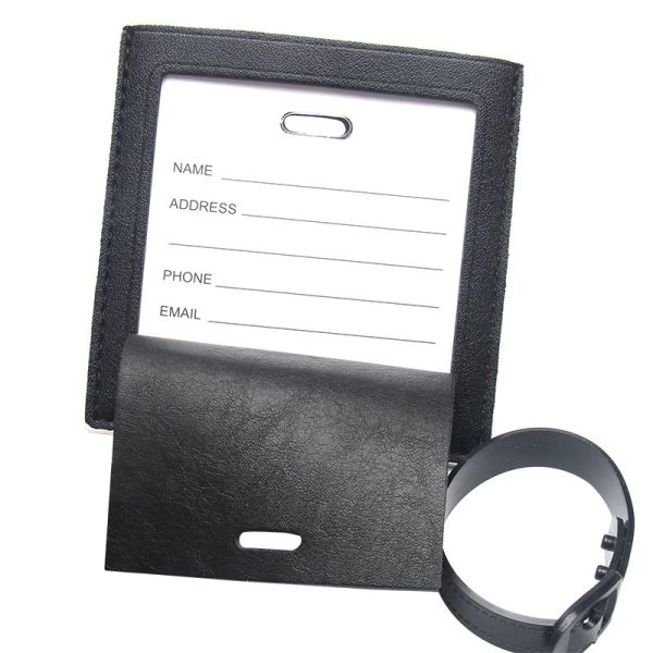 Square Shape Sublimation Luggage Tag Blanks leather luggage tags personalized
