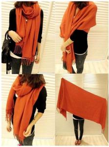 China Women's Men Lady Large Warmer Long Cape Cashmere Wool Shawl Wrap scarf Scaf on sale