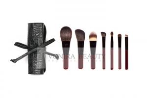 Quality Superior Limited Edition Mini Travel Beauty Professional Brush Set With Faux Brush Roller wholesale