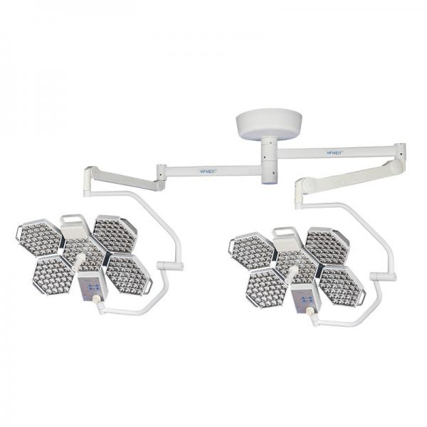 Cheap Hospital Ceiling Mounted Surgical Light Double Dome 140 W 96RA 4500K 160000 LUX for sale