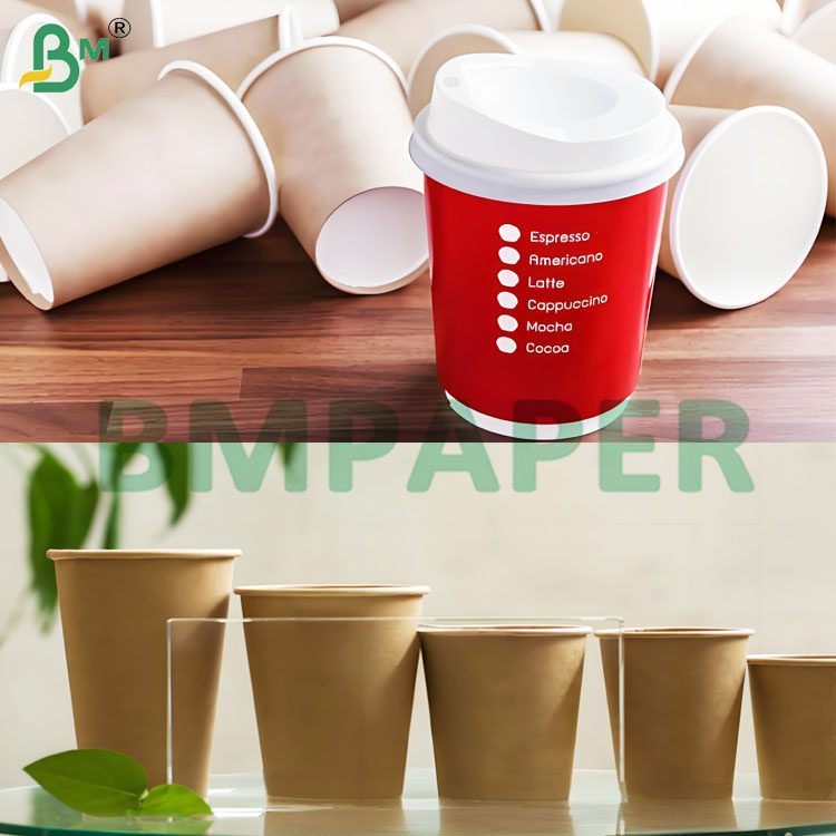 135-350gsm Double Size Smooth PE Coated Cup Stock Paper Sheet