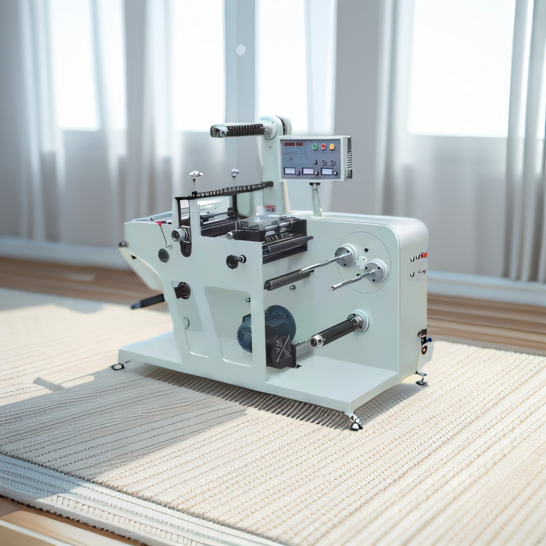 HIGH PRECISION ADHESIVE LABEL PAPER PROCESS MACHINERY LENGTH OF DIE CUTTING 190-476 MM ROTARY BLANK LABEL DIE CUTING