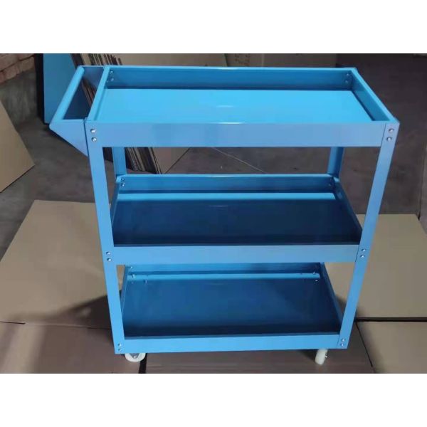 3 Tier Steel Car Customization Workshop Tool Trolley