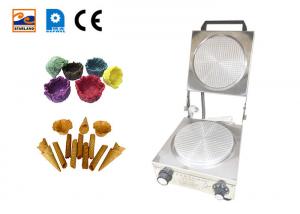China Cone Waffle Oven Equipment , Durable And Safe Aluminum , Template Manual Control Of Time And Temperature . on sale