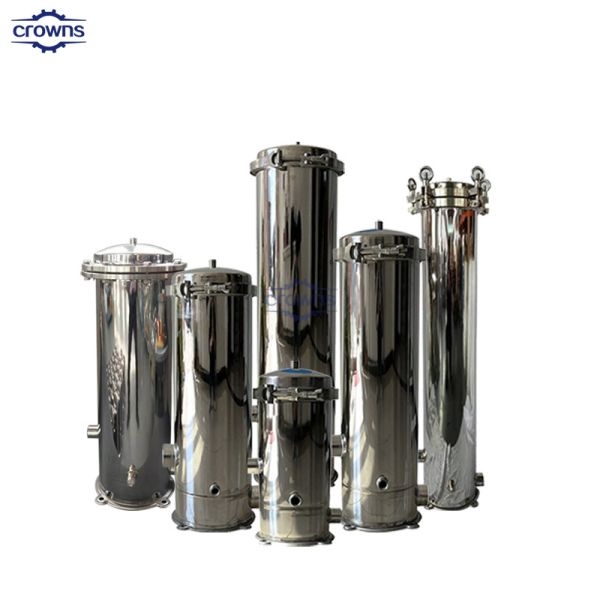 5 x 20" or 5x 30" Empty Refillable Canister DI Resin/Carbon Water Filter Universal Water Filter Cartridge Housing SS Bag