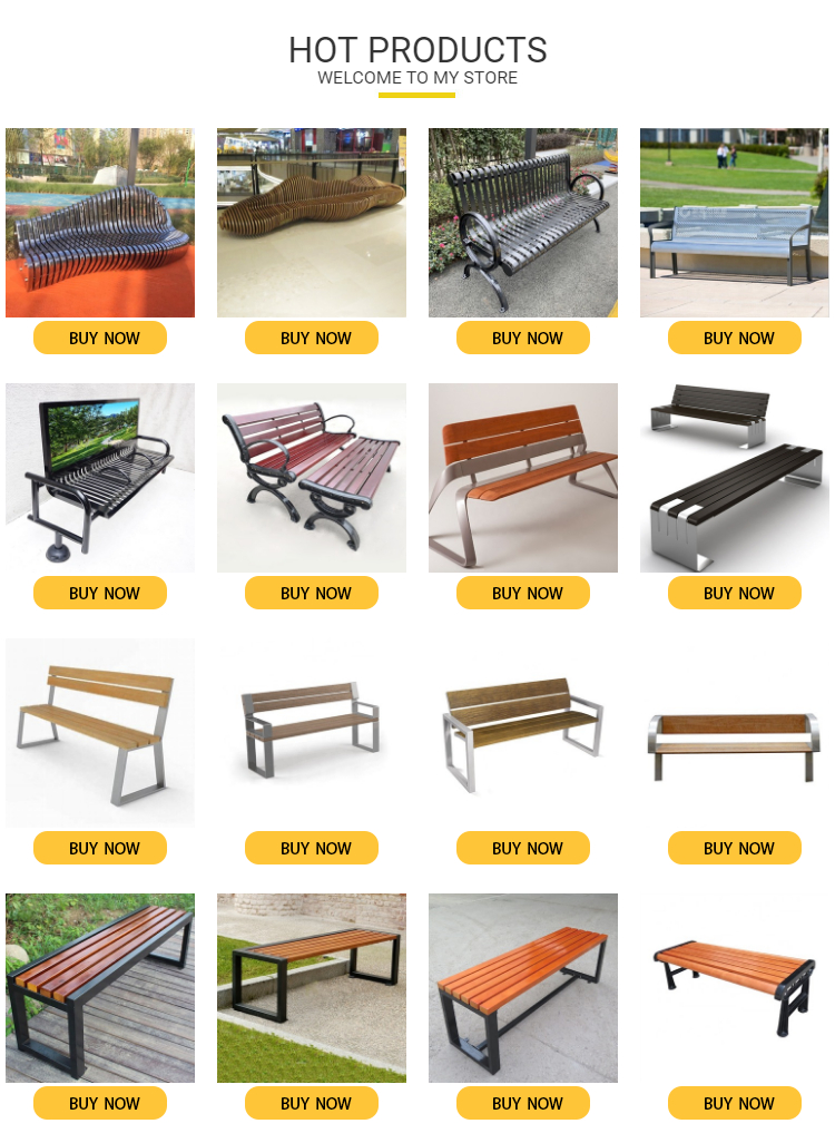 Antioxidation Street 207cm All Steel Garden Benches