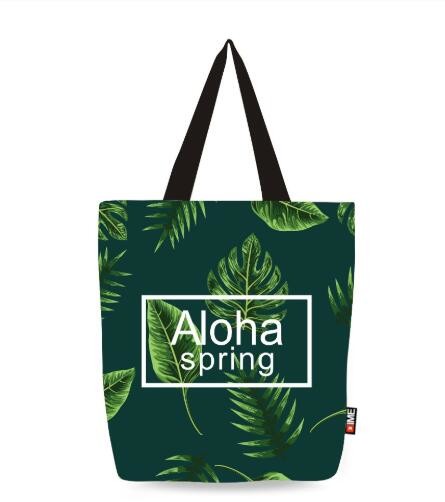 Canvas Cotton Natural Shopper Handle Rope Shoulder Tote Bag,Canvas Tote Rope Handle Drawstring Cotton Bag bagease packag