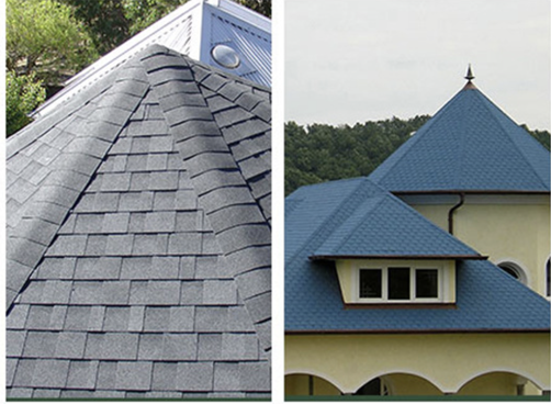 Asphalt Shingles for Traditional Design Style in Color Stone Chip Coated Roofing