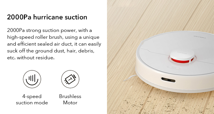 TROUVER Finder Robot Vacuum Cleaner For Home Automatic Sweeping Dust Sterilize TROUVER Portable Vacuum Cleaner