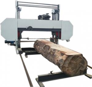 China Wood tree cutting big horizontal diesel wood sawmill,Horizontal Bandsaw Mill on sale