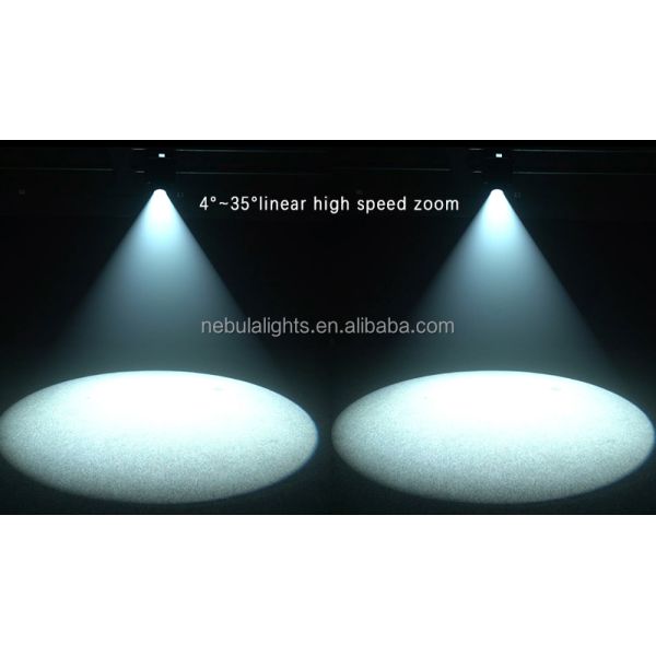 NEBULA 400W BSW LED Moving Head Light CMY CTO Color Wedding DJ Stage Lights
