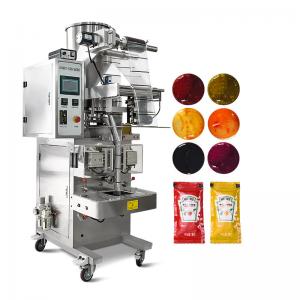 China Chili Oil Liquid Ketchup Sachet Packing Machine Fully Automatic Semi Fluid on sale