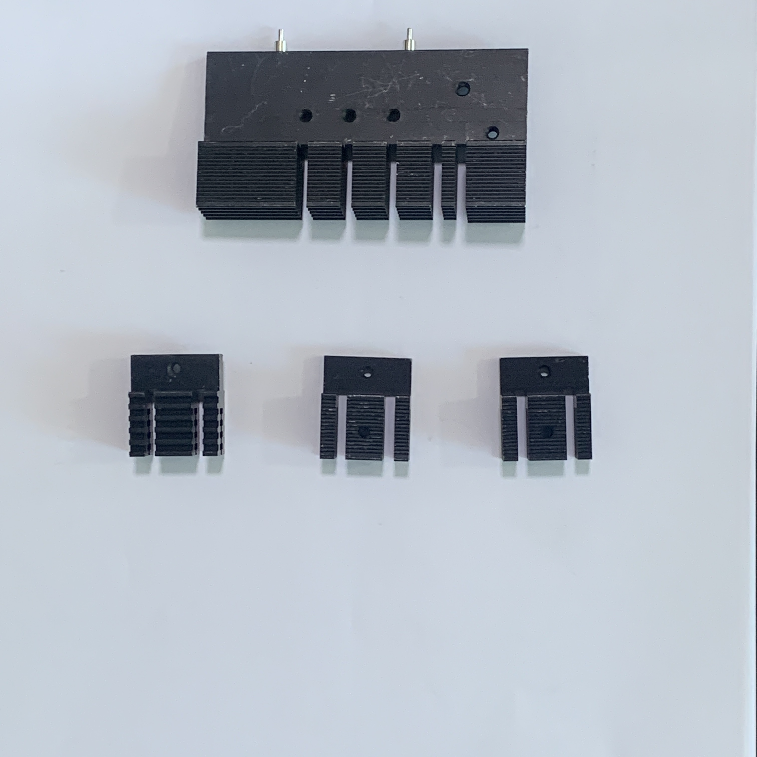 ZINC PLATED Finish CNC Machined Heat Sink for Electronics from OEM Aluminum Profile