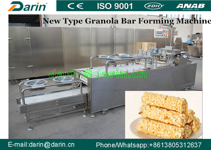 Food grade Puffed Rice Cereal Bar Making Machine 100~200kg Per Hour