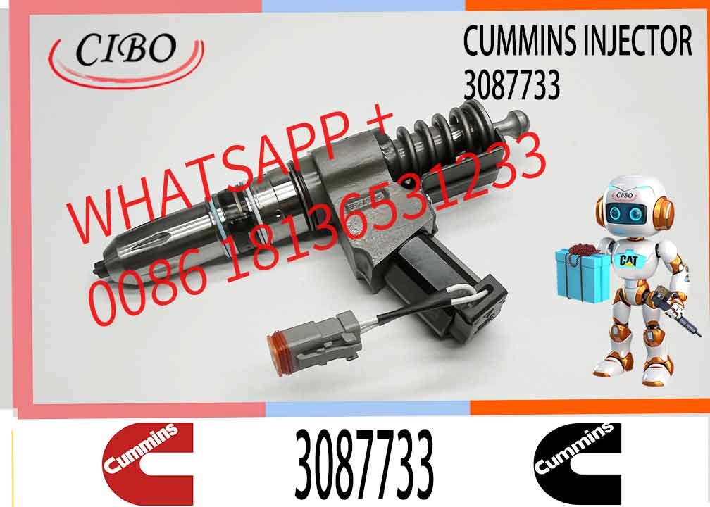 Common rail injector fuel injecto 3411766 3087733 3083846 3095086 for N14 Excavator